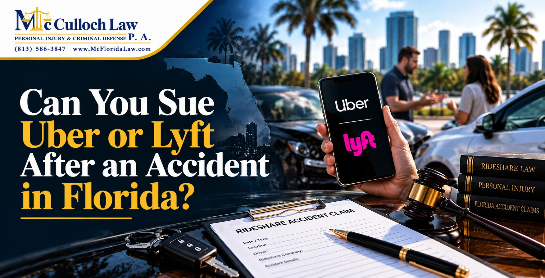 Can You Sue Uber or Lyft After an Accident in Florida?